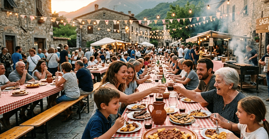 Sagre in Versilia: guida alle feste gastronomiche tra tordelli, pesce, zuppa contadina e tradizioni 